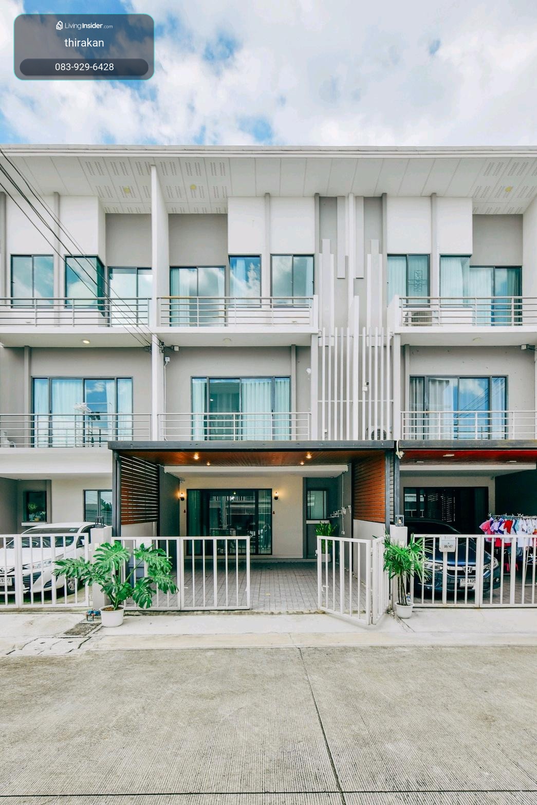 3-story townhome for sale with tenants • J Grand Sathorn-Kanlapaphruek Village – รูปที่ 2