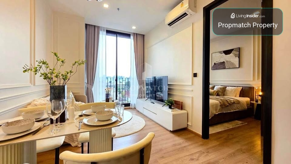 ✨Flash Deal ✨ Noble Around Ari ( 2Bed 1Bath 41.8SQM.) พร้อมอยู่ ! เพียง 35,000 บาทต่อเดือน Tel.0981315848@propmatch  – รูปที่ 2