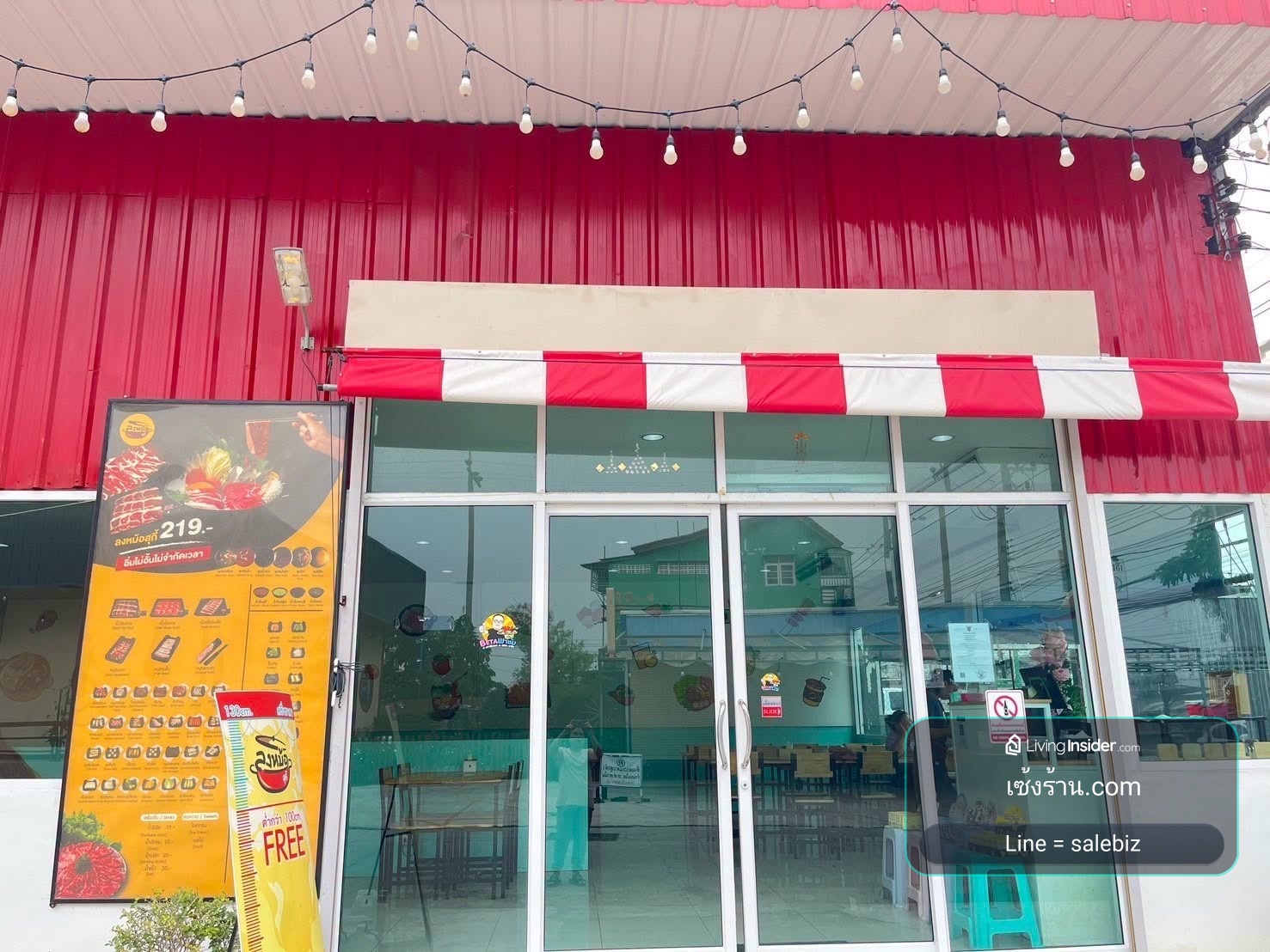 Shabu shop for rent, famous brand, Mahachai branch, Samut Sakhon, near Lotus, has a customer base, lots of parking. – รูปที่ 4