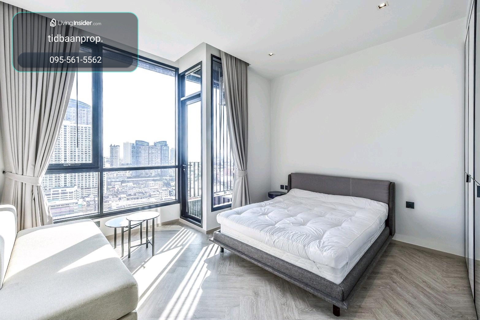 For Rent : Chapter เจริญนคร ริเวอร์ไซด์ Studio ชั้นสูง เฟอร์ครบ – รูปที่ 2