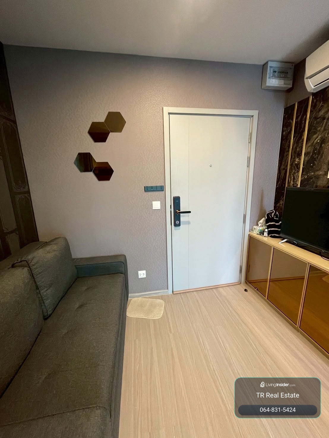 🏡 Condo for Rent – ASPIRE Asoke - Ratchada (แอสปาย อโศก - รัชดา) | 1 Bed | 1 Bath | 30.31 sqm | Floor 7 | MRT Phra Ram 9 | 💰15,000 THB/month | LINE: @979ywrvr | Ref: PK0235 – รูปที่ 3