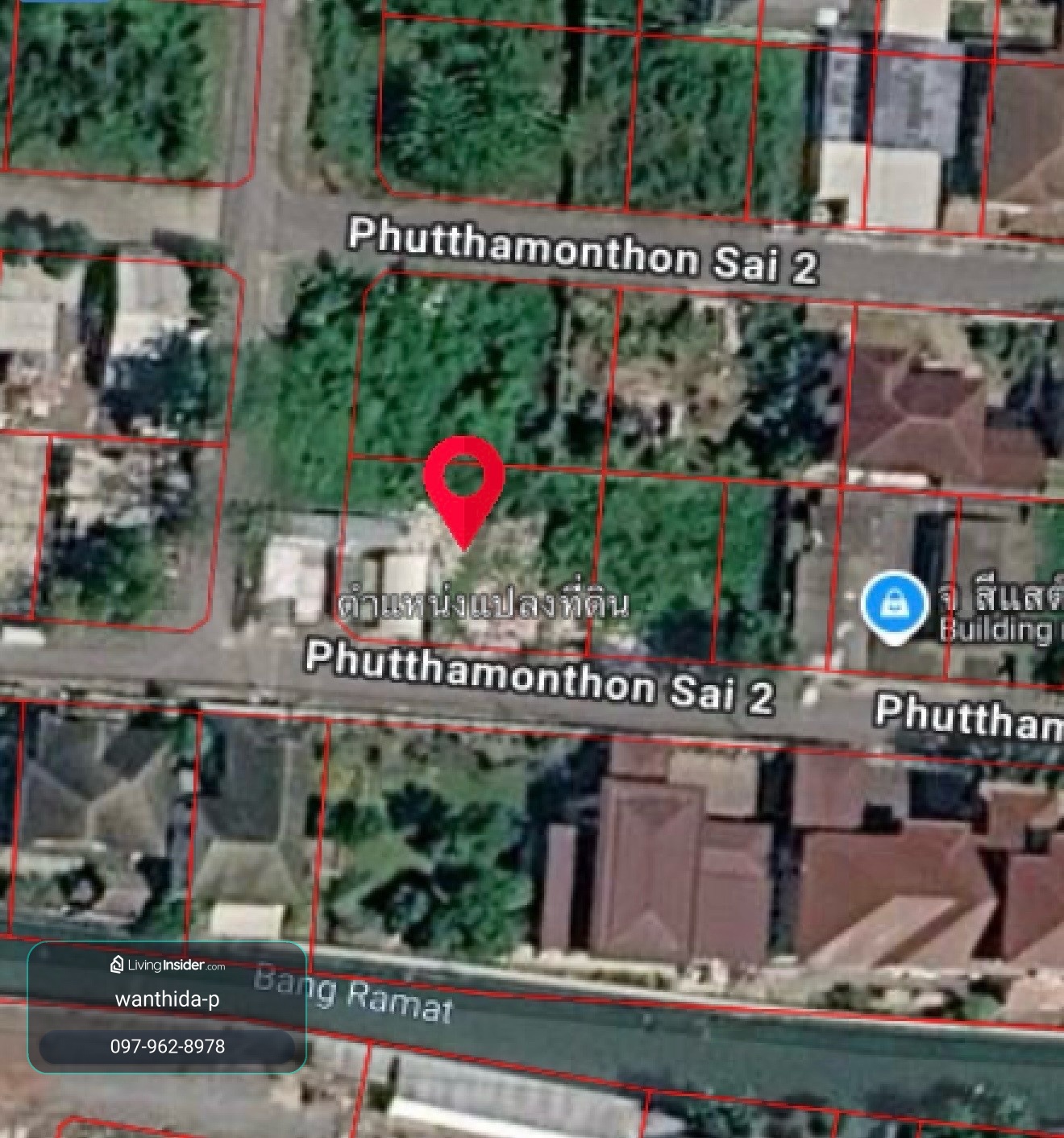 ขายที่ดินเปล่าแปลงมุม พุทธมณฑลสาย 2 ซ.21 เนื้อที่ 118 ตร.วา – รูปที่ 3
