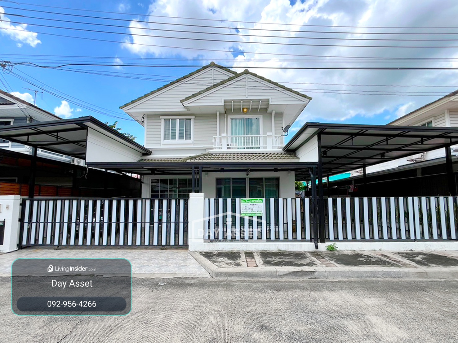 2-story detached house for sale, Prueklada Village: Rangsit - Khlong 4, area 51 sq m., selling for only 4,590,000 baht. – รูปที่ 2