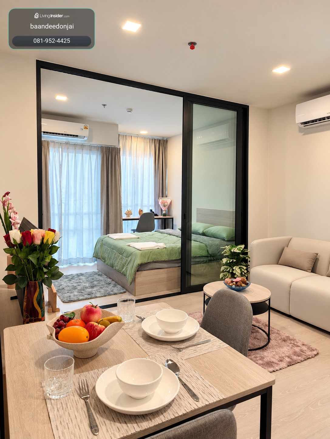 ให้เช่าคอนโด FLO By Sansiri (37 ตร.ม.) ห้องใหม่ วิวแม่น้ำเจ้าพระยา ใกล้ BTS คลองสาน  – รูปที่ 2