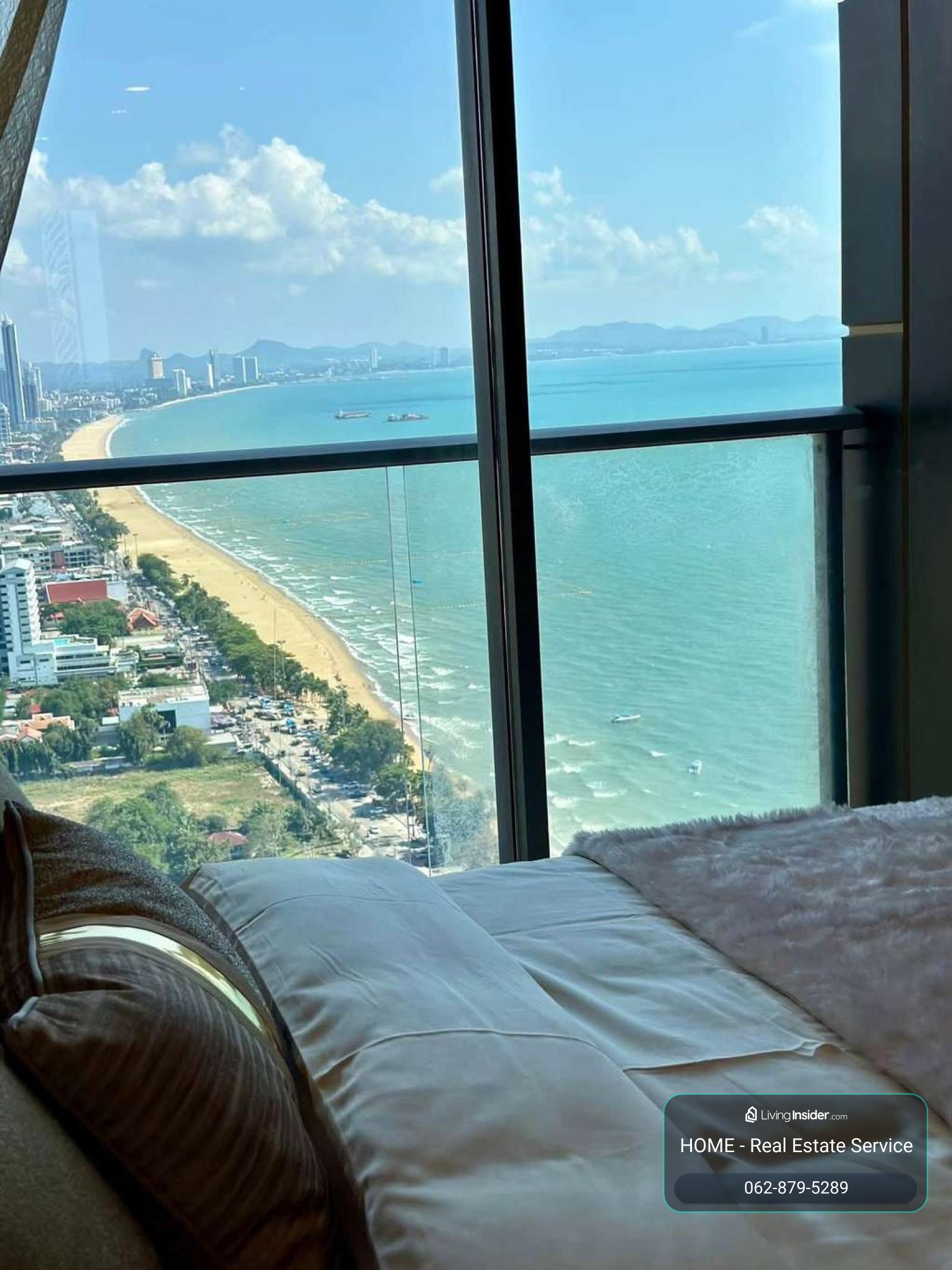 Copacabana Beach Jomtien / 2 Bedrooms (FOR RENT), โคปาคาบาน่า บีช จอมเทียน / 2 ห้องนอน (ให้เช่า) KP219 – รูปที่ 3