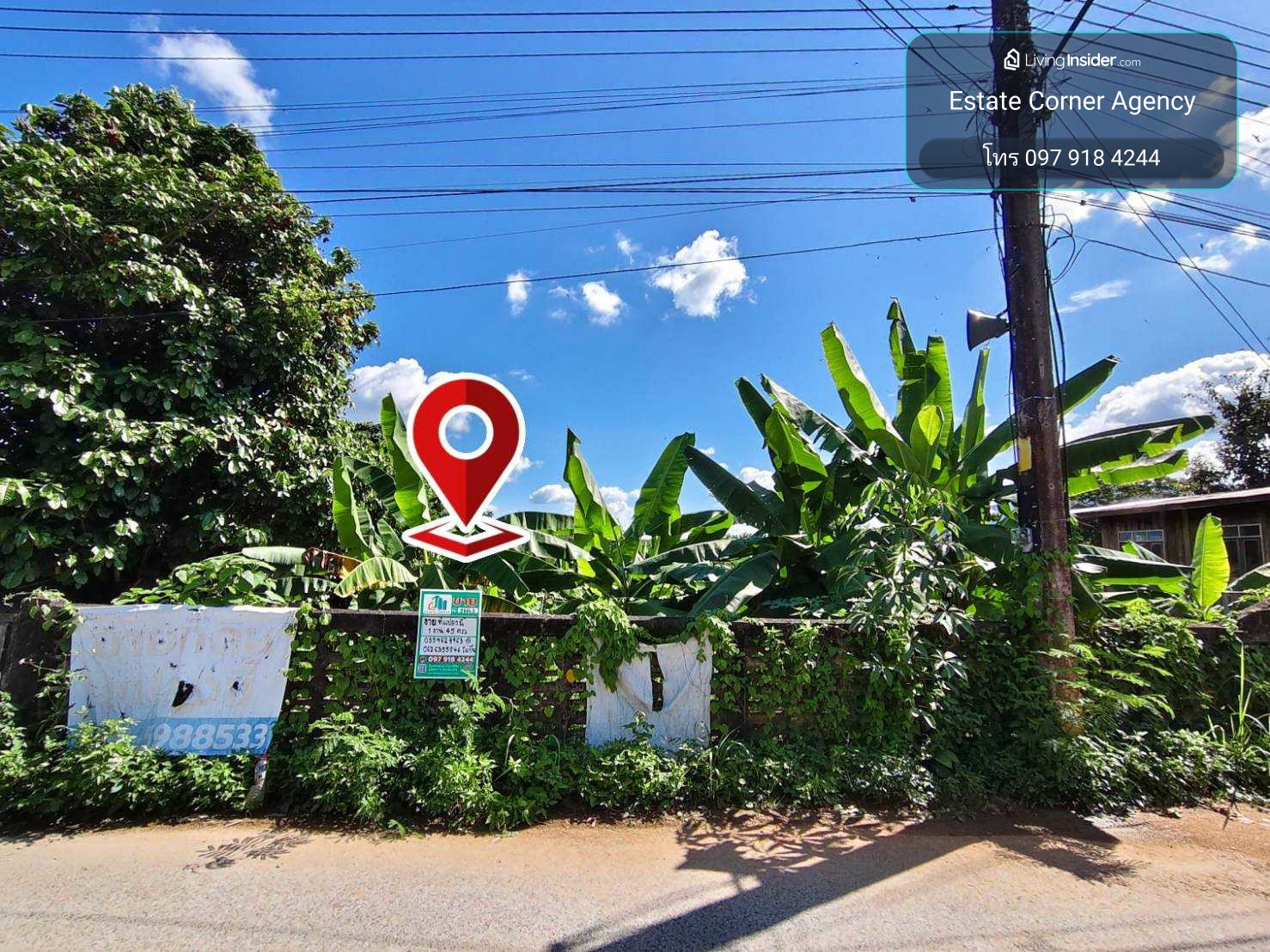 98663 - Beautiful land for sale, already filled, next to public roads on two sides. 500 meters from the main road, suitable size 1 ngan 45 sq m., Zone (Nang Lae), Tha Sud, Mueang Chiang Rai District, Chiang Rai Province. – รูปที่ 2