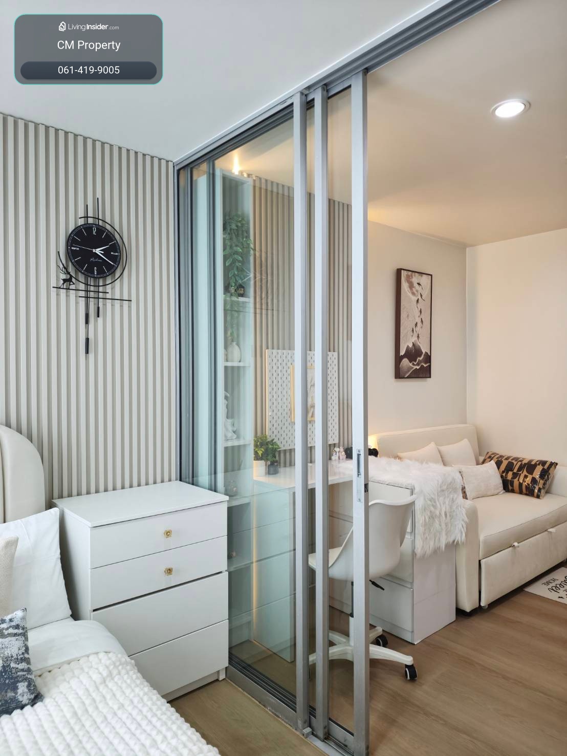 Corner room, beautifully decorated, fully furnished: near MRT Bang Khae: view of Phasi Charoen Canal: free transfer – รูปที่ 3