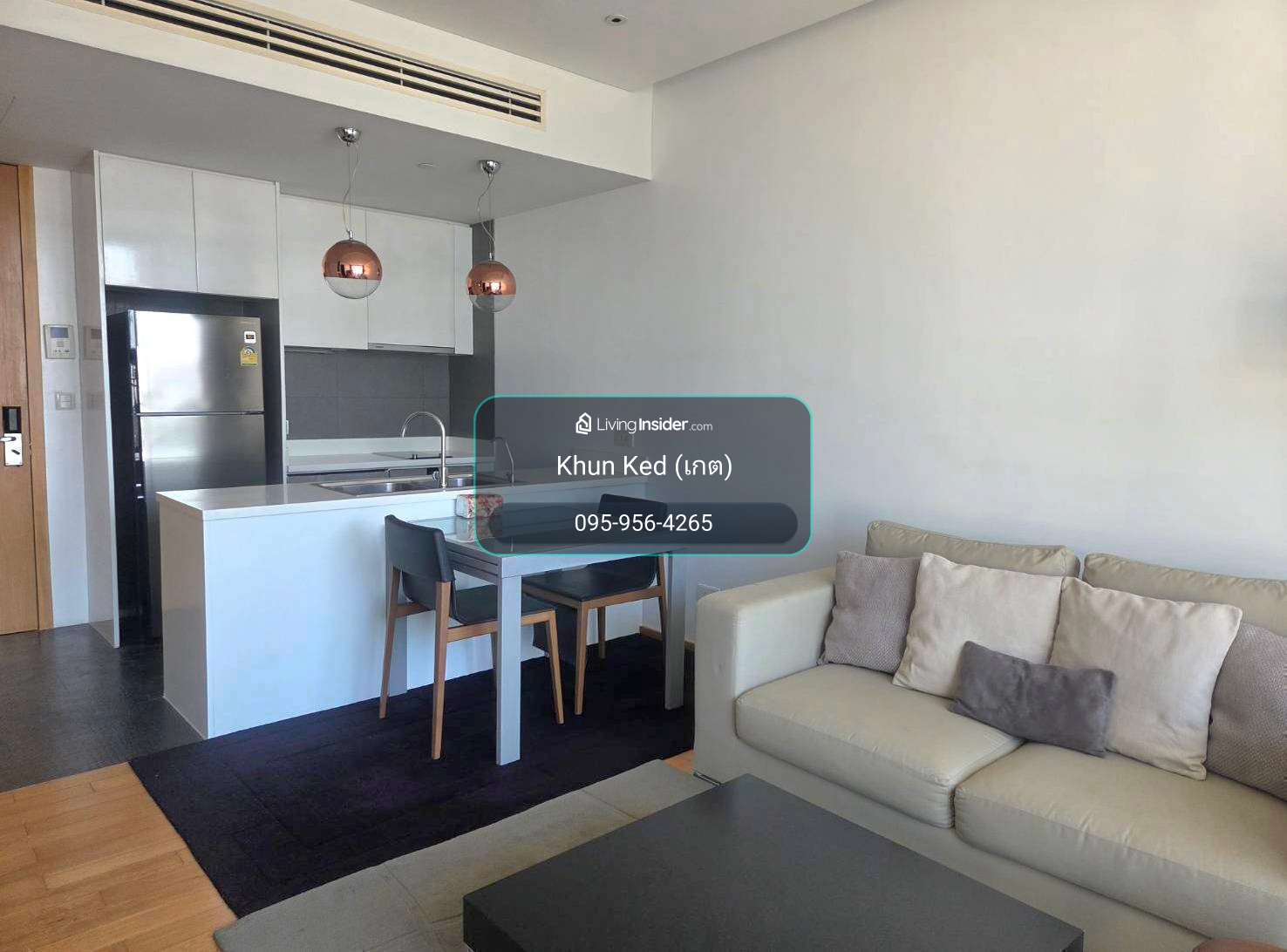 🟢 ให้เช่า คอนโด AEQUA Sukhumvit 49 ✨Rare unit!✨ ตกแต่งครบพร้อมอยู่ 1 ห้องนอน 57 ตร.ม. เฟอร์+เครื่องใช้ไฟฟ้าครบ ชั้นสูงวิวเมือง ❌ 🐕‍🦺ไม่รับสัตว์เลี้ยง🐈‍⬛ ❌ ⎯ 🚆 ใกล้ BTS ทองหล่อ – รูปที่ 2