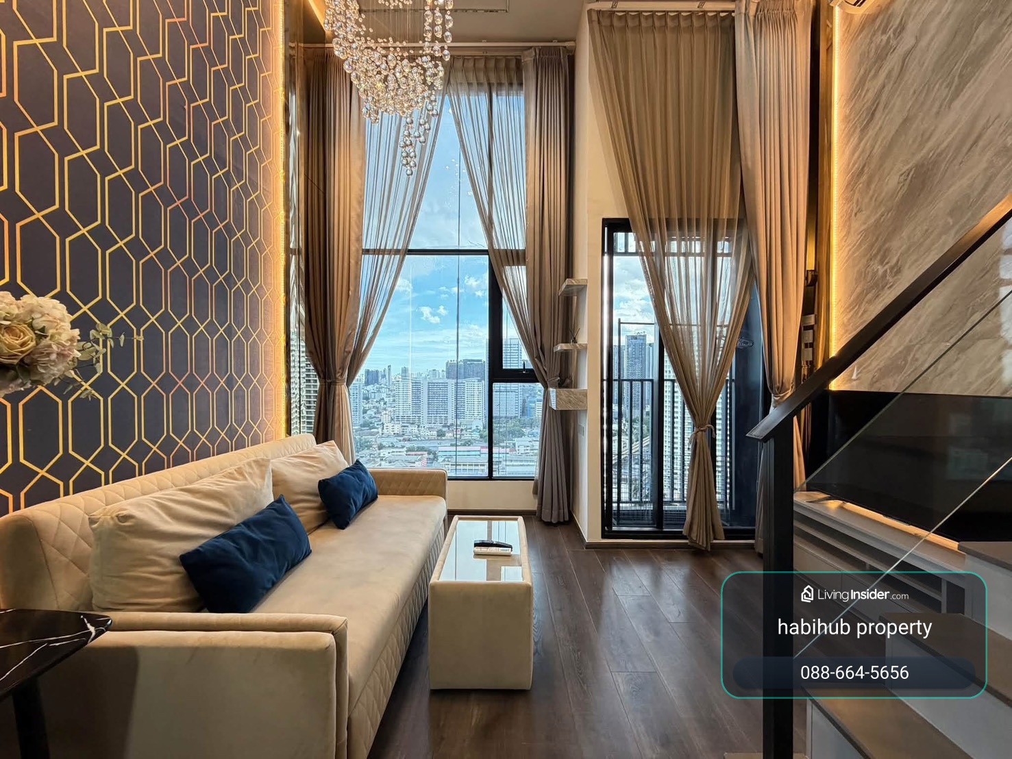 🏠✨ ไนท์บริดจ์ สเปซ รัชโยธิน (KnightsBridge Space Ratchayothin) | เช่าคอนโด Duplex 1 ห้องนอน (HBH-LP-34) – รูปที่ 2