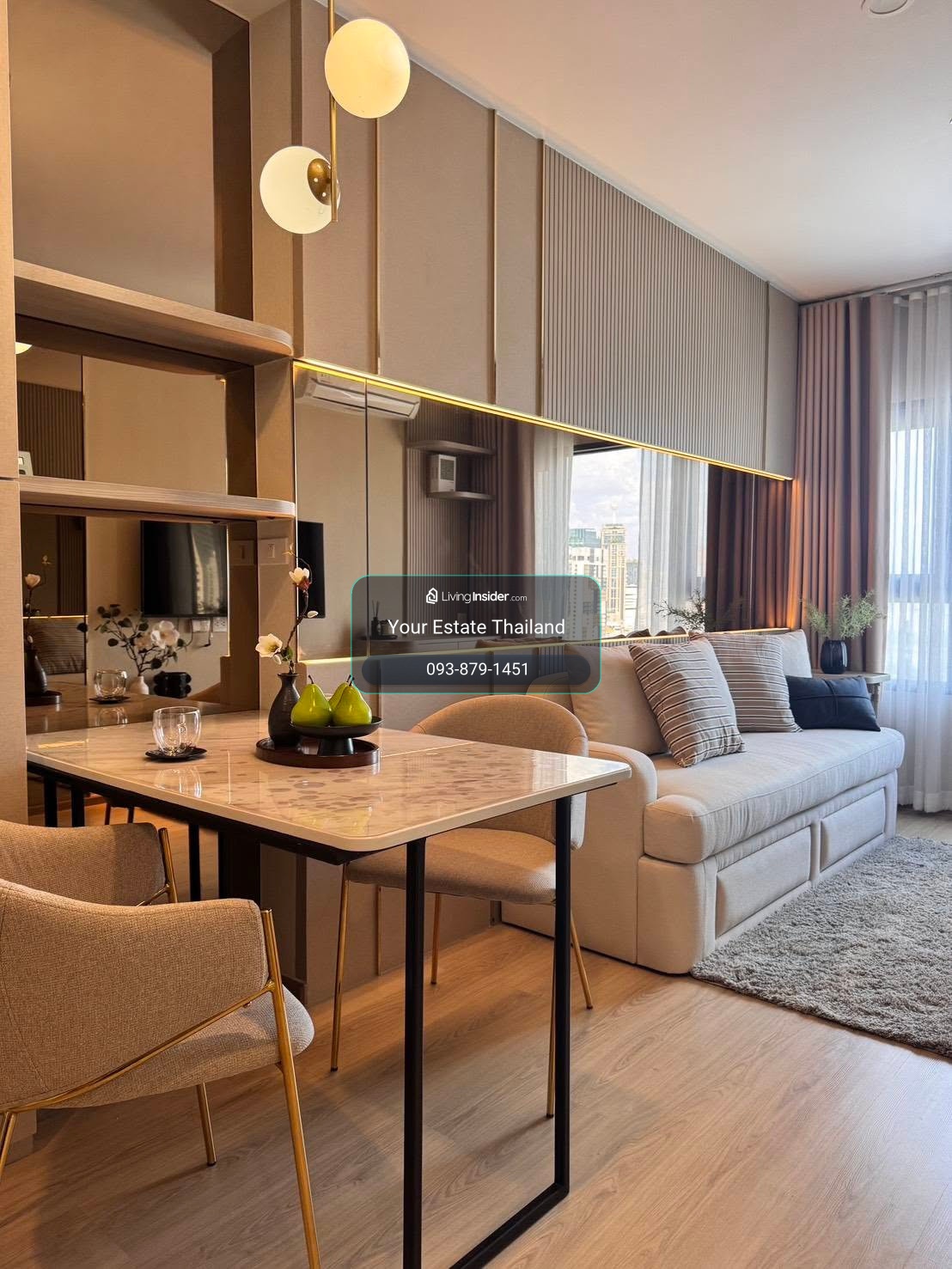 Life Rama 4 - Asoke  คอนโด ห้องสวยมาก ดูดี วิวสวนเบญคือดีมาก ว่างพร้อมให้เช่า  – รูปที่ 2
