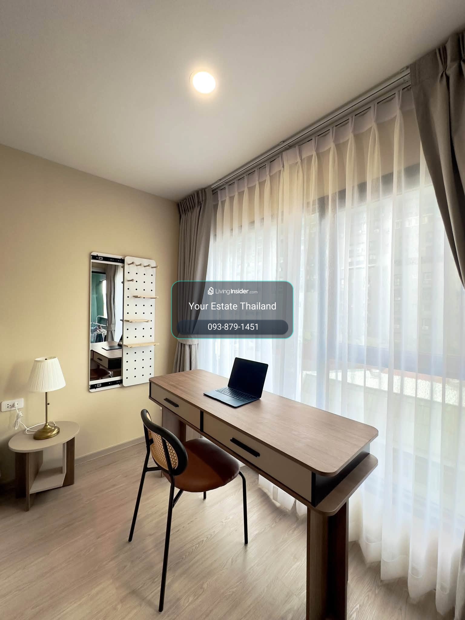 ให้เช่า klos ratchada7 condominium  1ห้องนอน ตกแต่งบิ้วท์อิน กั้นห้องเป็นสัดส่วนดีมาก – รูปที่ 2