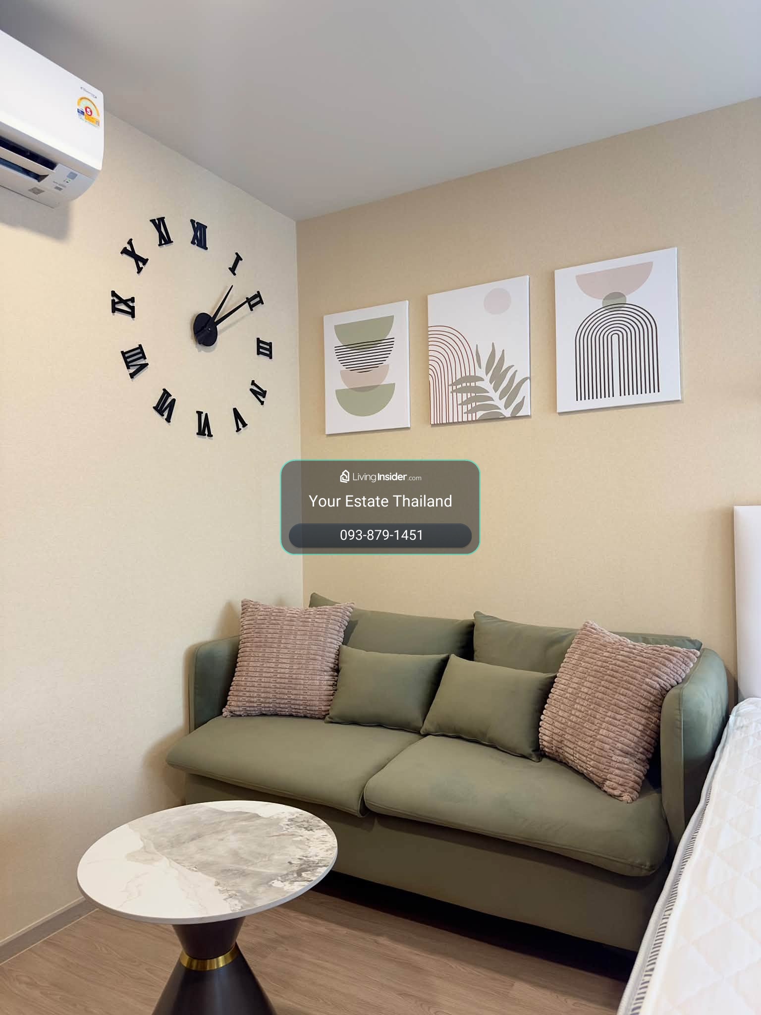 ให้เช่า klos ratchada7 condominium  1ห้องนอน ตกแต่งบิ้วท์อิน กั้นห้องเป็นสัดส่วนดีมาก – รูปที่ 3