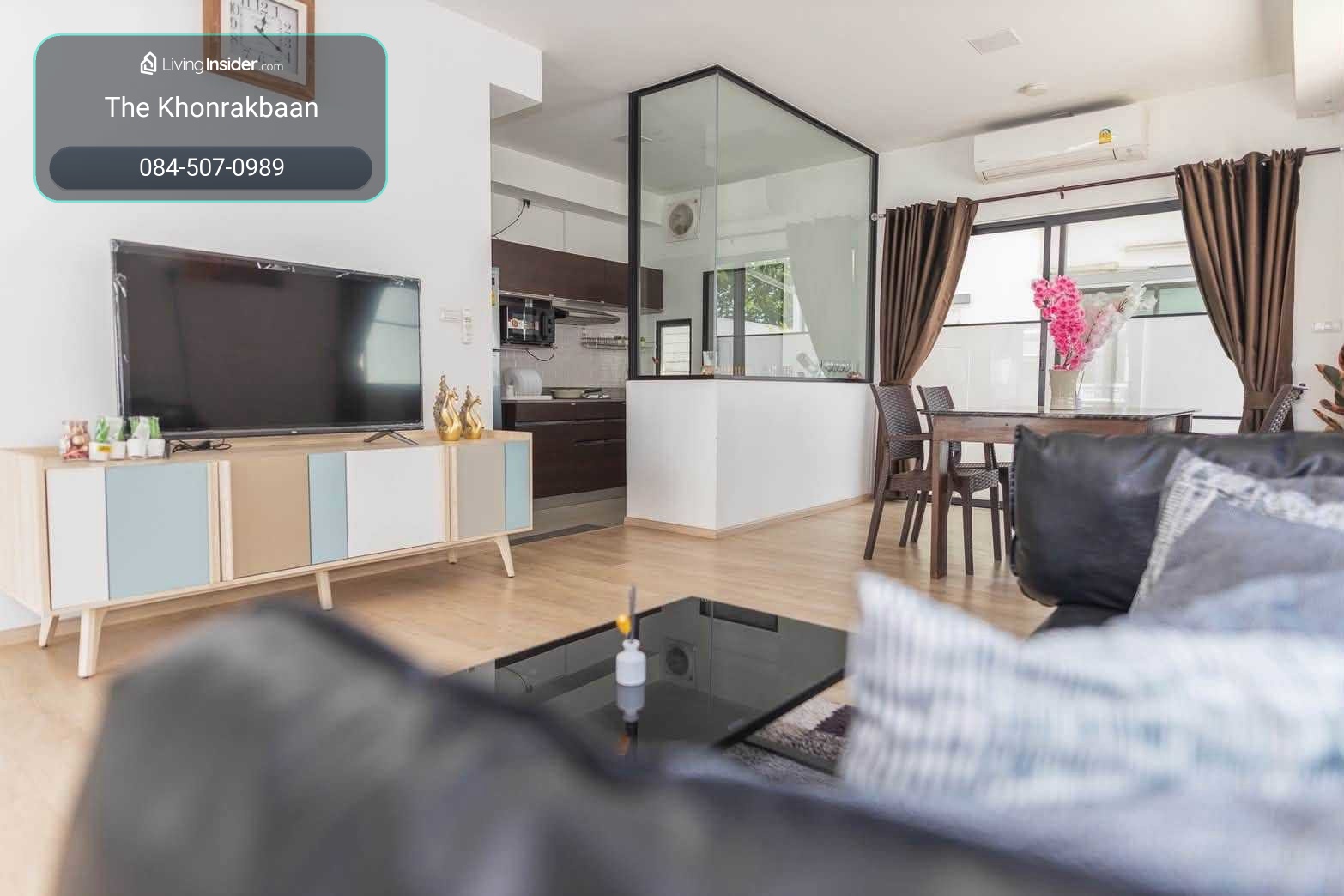 RENT/SELL: รหัสทรัพย์ H2951 🏡 ทาวน์โฮมหลังมุม Indy 5 Bangna Km.7 🛏️ 3 ห้องนอน | 🚿 3 ห้องน้ำ หลังมุม โซนส่วนตัว – รูปที่ 2