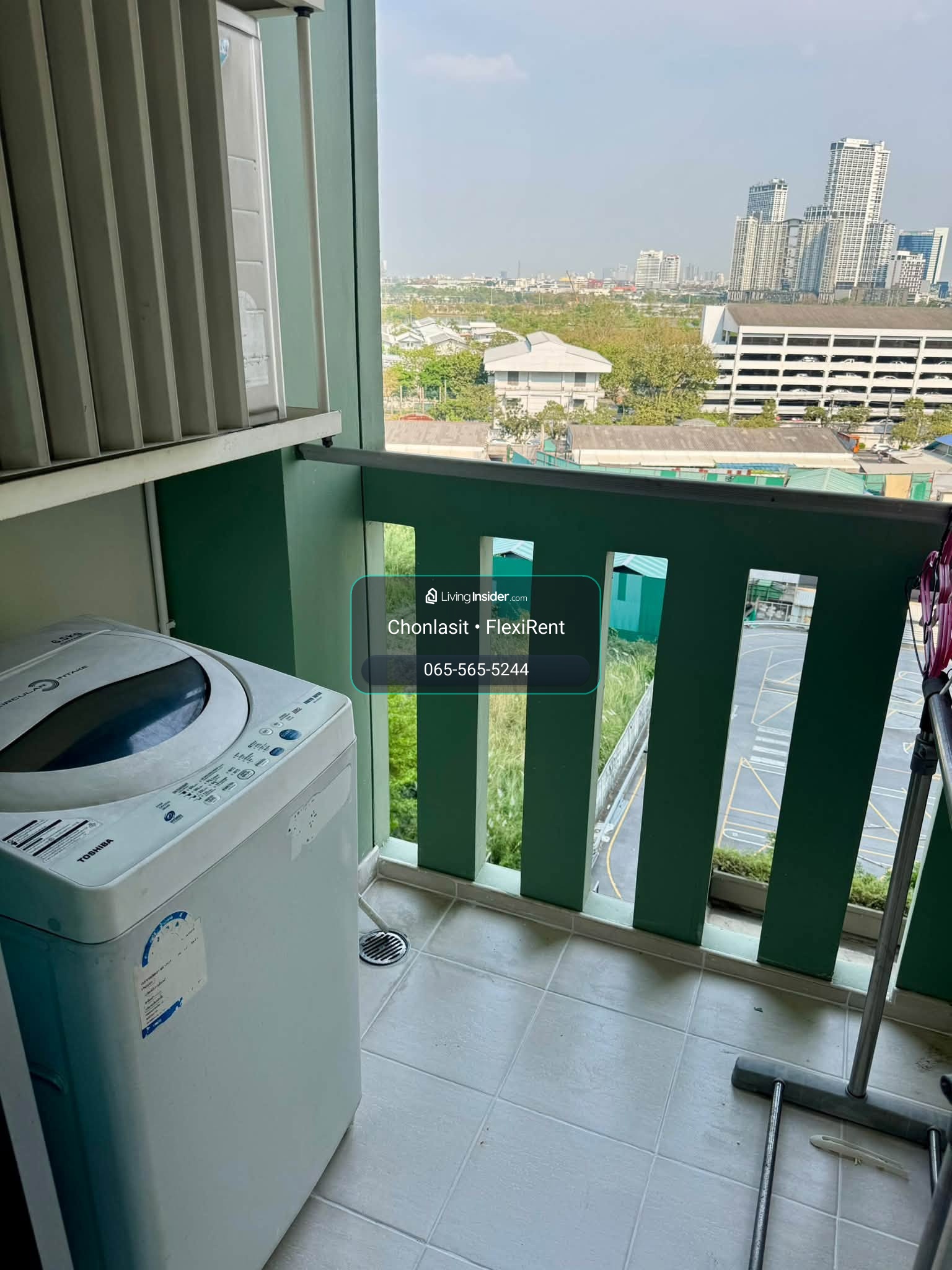 ✨ ให้เช่าคอนโด ใกล้ MRT พระราม 9 🏙️ ห้องสวย ชั้น 9 อาคาร B | วิวเมือง 1 ห้องนอน | 1 ห้องน้ำ | 37 ตร.ม. – รูปที่ 3