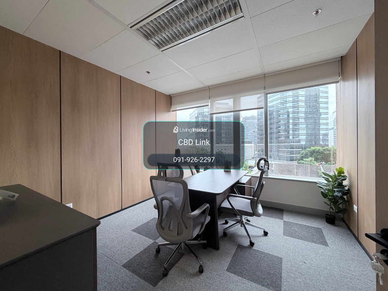 Furnished office, Includes electricity &amp; Internet charges, 550m from BTS Phloen Chit.  – รูปที่ 3