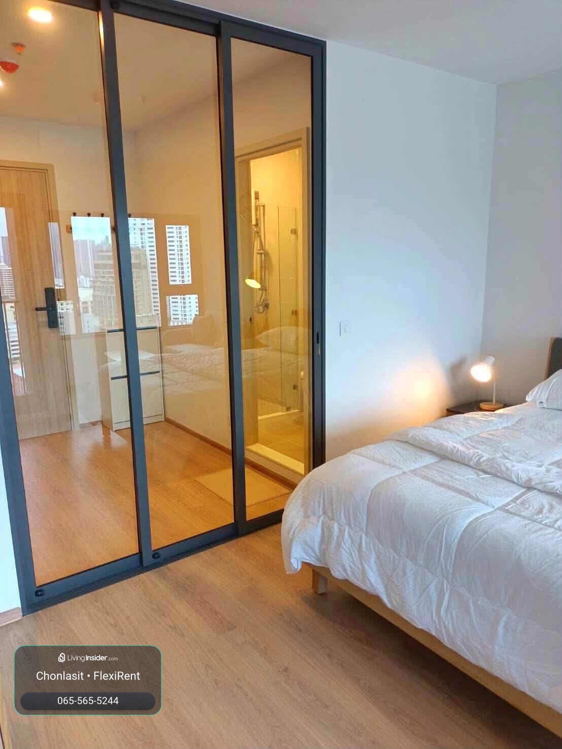 ✨ ให้เช่า Life พระราม 4 - อโศก 🌆 ห้องสตูดิโอ ชั้น 20 | 27 ตร.ม. | วิว 3 ด้านสุดปัง – รูปที่ 4