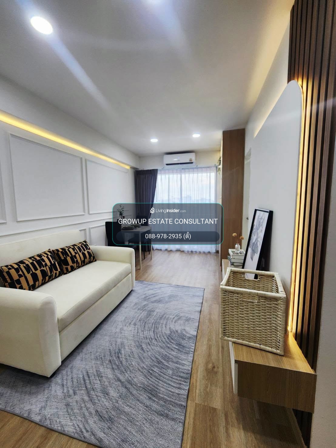 K-7241 🔥🔥ห้องสวย รีโนเวทใหม่ ขายด่วน ! คอนโด ลาซาล พาร์ค ตกแต่งใหม่ทั้งหมด ใกล้ BTS แบริ่ง – รูปที่ 2