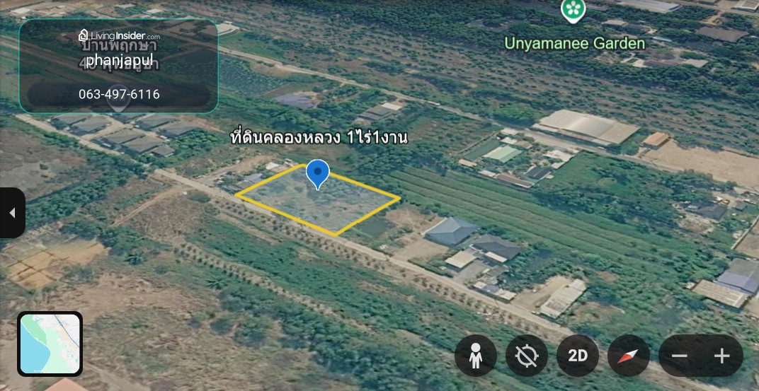 ขายที่ดินสวย ทำเลดี ใกล้วัดธรรมกาย พื้นที่ 1 ไร่ 1 งาน (ถมแล้ว) เหมาะสำหรับสร้างบ้านพักอาศัย โกดัง หรือซื้อเก็บไว้เก็งกำไร! – รูปที่ 4