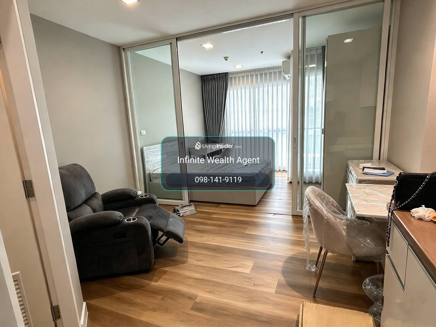 ✨ Newly renovated unit with brand-new furniture! | CU Terrace near Chula-Siam • 1 Bed 28 sqm 19k/mo • Free viewing, book now! – รูปที่ 4