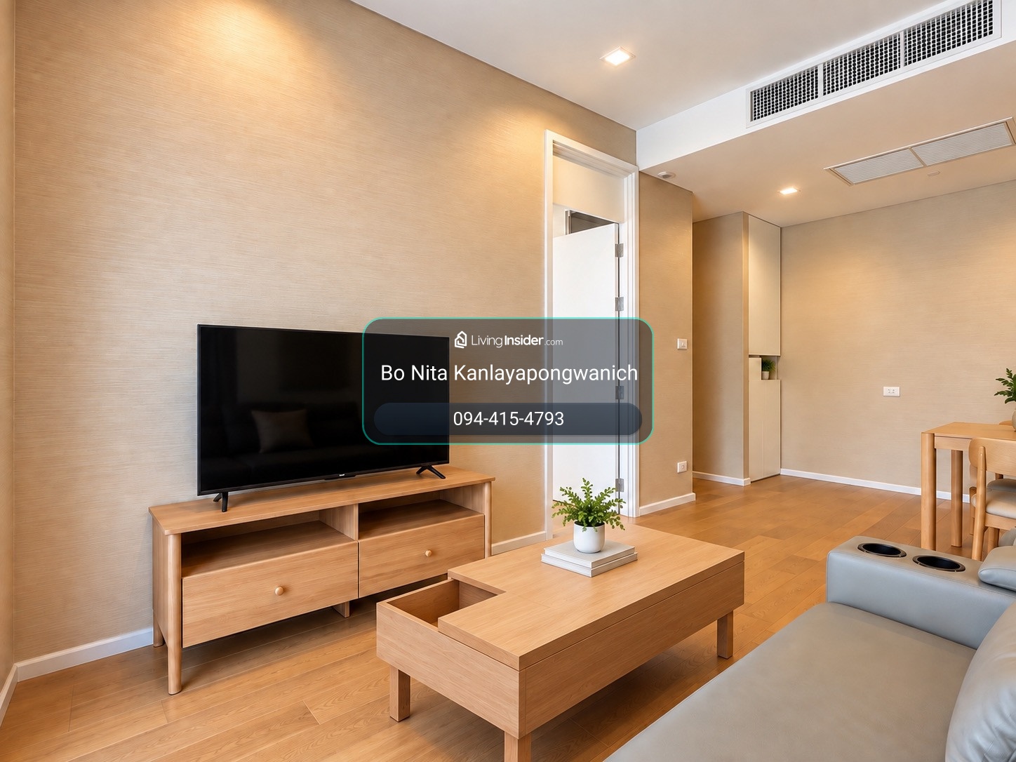 🔥The Saint Residences |1 ห้องนอน  ห้องสวย ราคาดี 24,000 บาท/เดือน 🏡 – รูปที่ 2