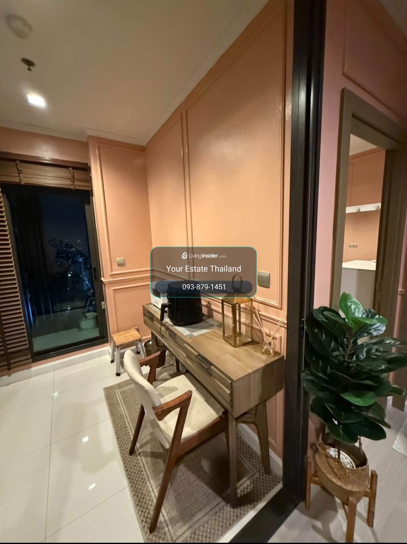 Life Asoke Rama 9 คอนโด 1ห้องนอน ห้องสวย ว่างพร้อมให้เช่า – รูปที่ 2
