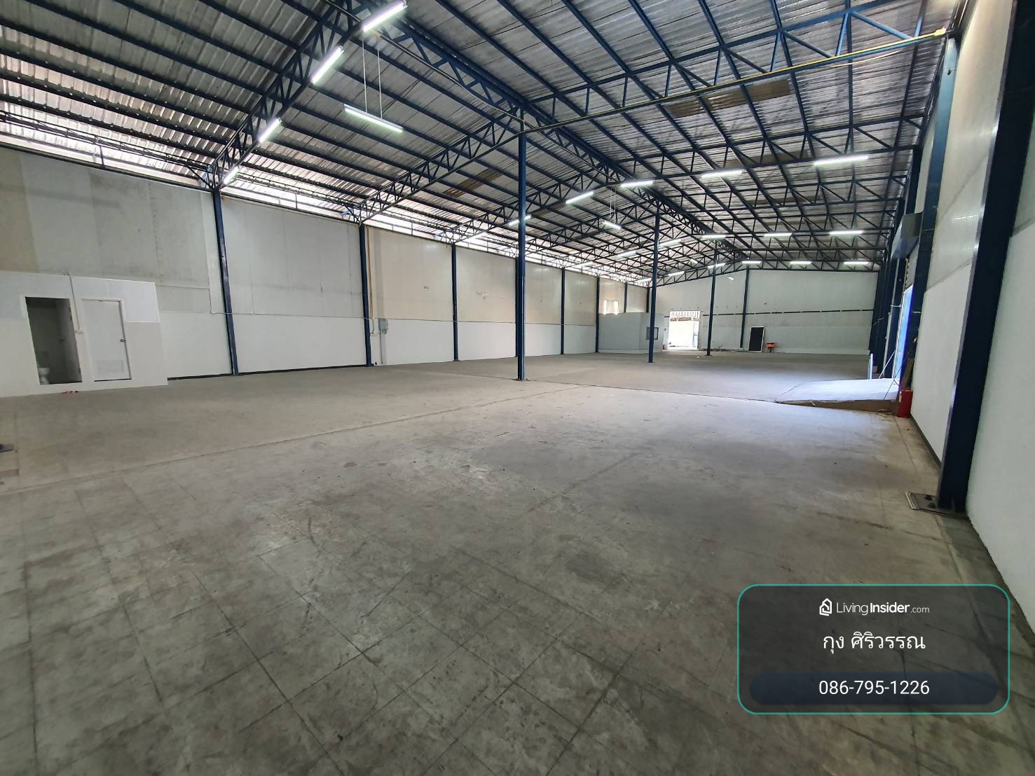 ให้เช่าโกดังขนาด 465 ตรม ปลอดภัย หทัยราษฎร์ คอนเทนเนอร์เข้าได้ – รูปที่ 4
