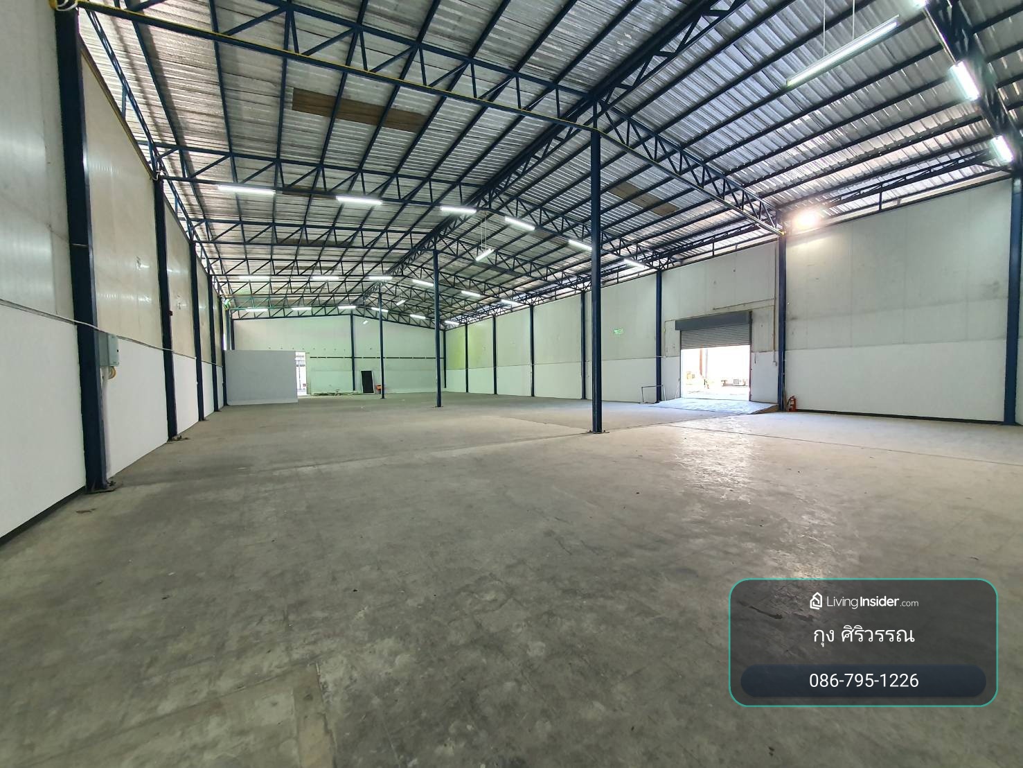 ให้เช่าโกดังขนาด 465 ตรม ปลอดภัย หทัยราษฎร์ คอนเทนเนอร์เข้าได้ – รูปที่ 3