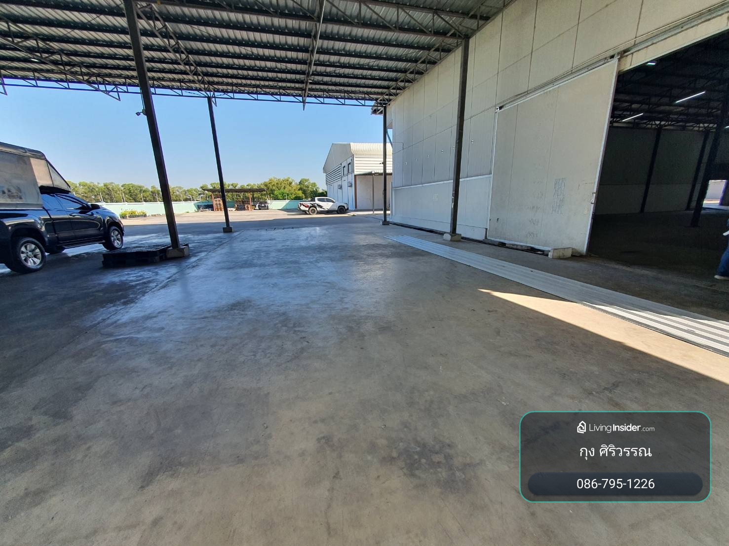 ให้เช่าโกดังขนาด 465 ตรม ปลอดภัย หทัยราษฎร์ คอนเทนเนอร์เข้าได้ – รูปที่ 2