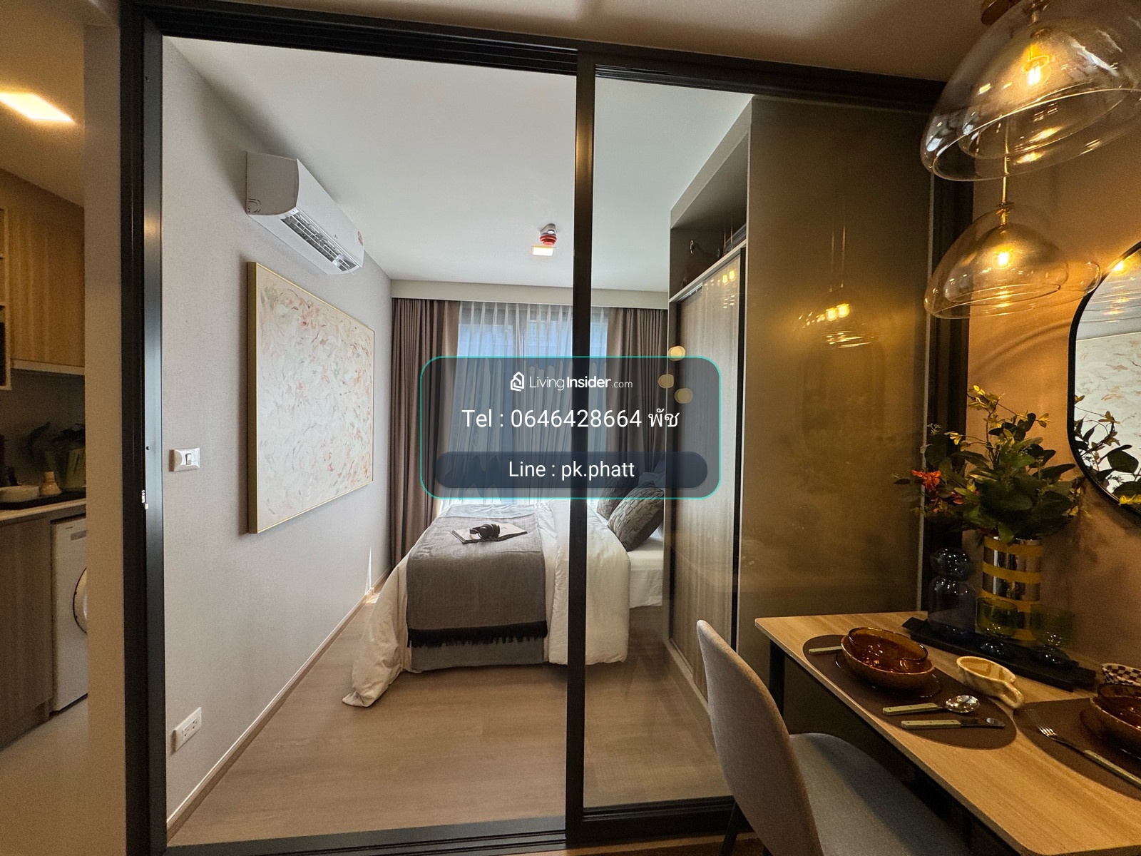 THE BASE RATCHADA 19🐶🐱1 Bedroom | 24.11 sq.m. 💰 starting at only 2.509 MB* ☎️0646428664 Phat – รูปที่ 4