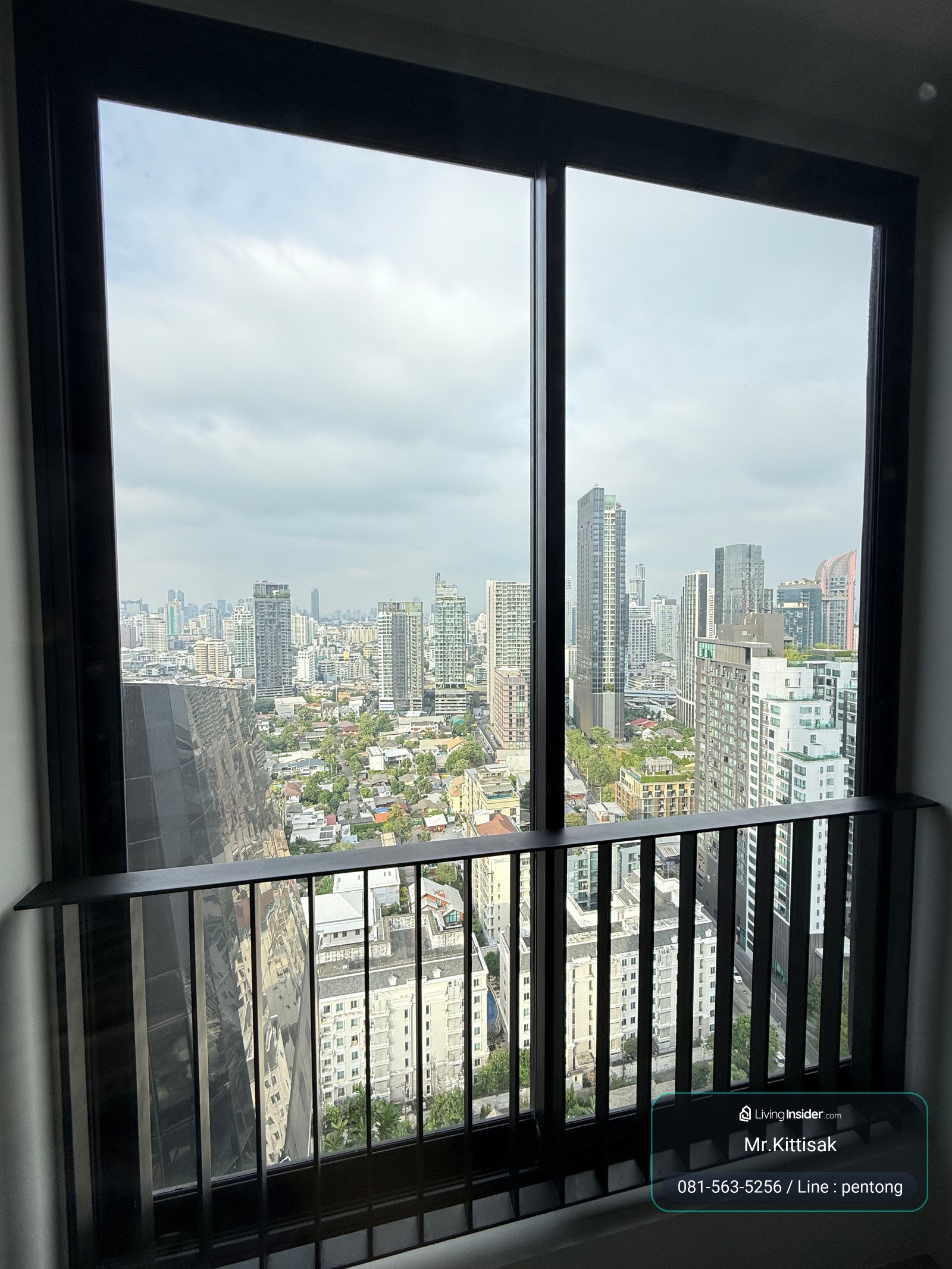 Ideo Q sukhumvit 36, high floor room, full view of Bangkok. – รูปที่ 4