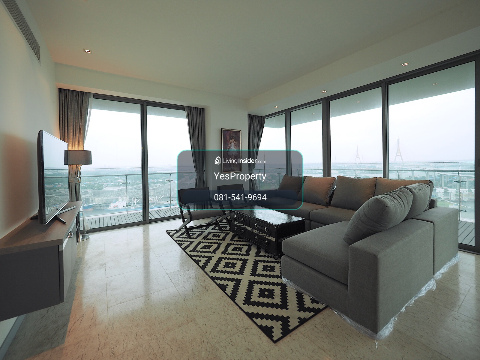 ปล่อยเช่า 3 ห้องนอน 3 ห้องน้ำ เดอะ พาโน พระราม 3 | The Pano Rama3 – รูปที่ 2