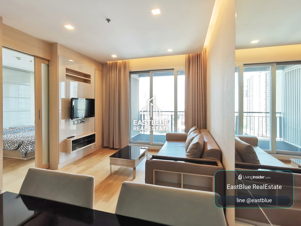 ให้เช่า The Address Asoke 1 นอน 45 ตร.ม. ใกล้ MRT สุขุมวิท 25,000/เดือน 0642748883 – รูปที่ 2
