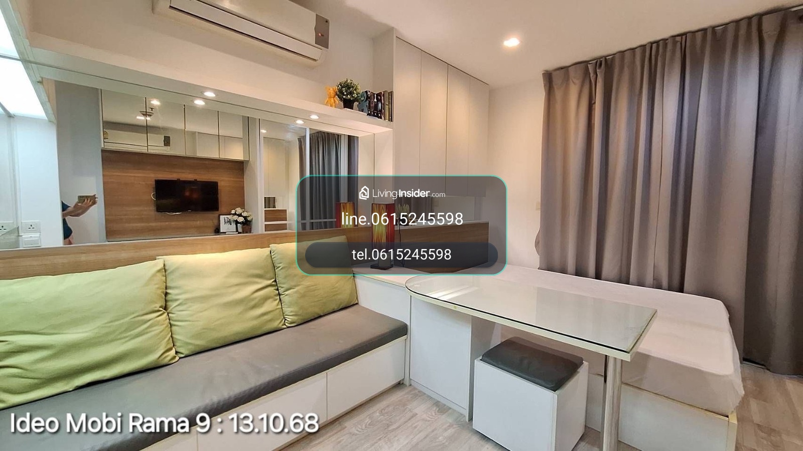 🔥เช่าด่วน ห้องสวย ชั้นสูง IDEO MOBI RAMA 9 – รูปที่ 2