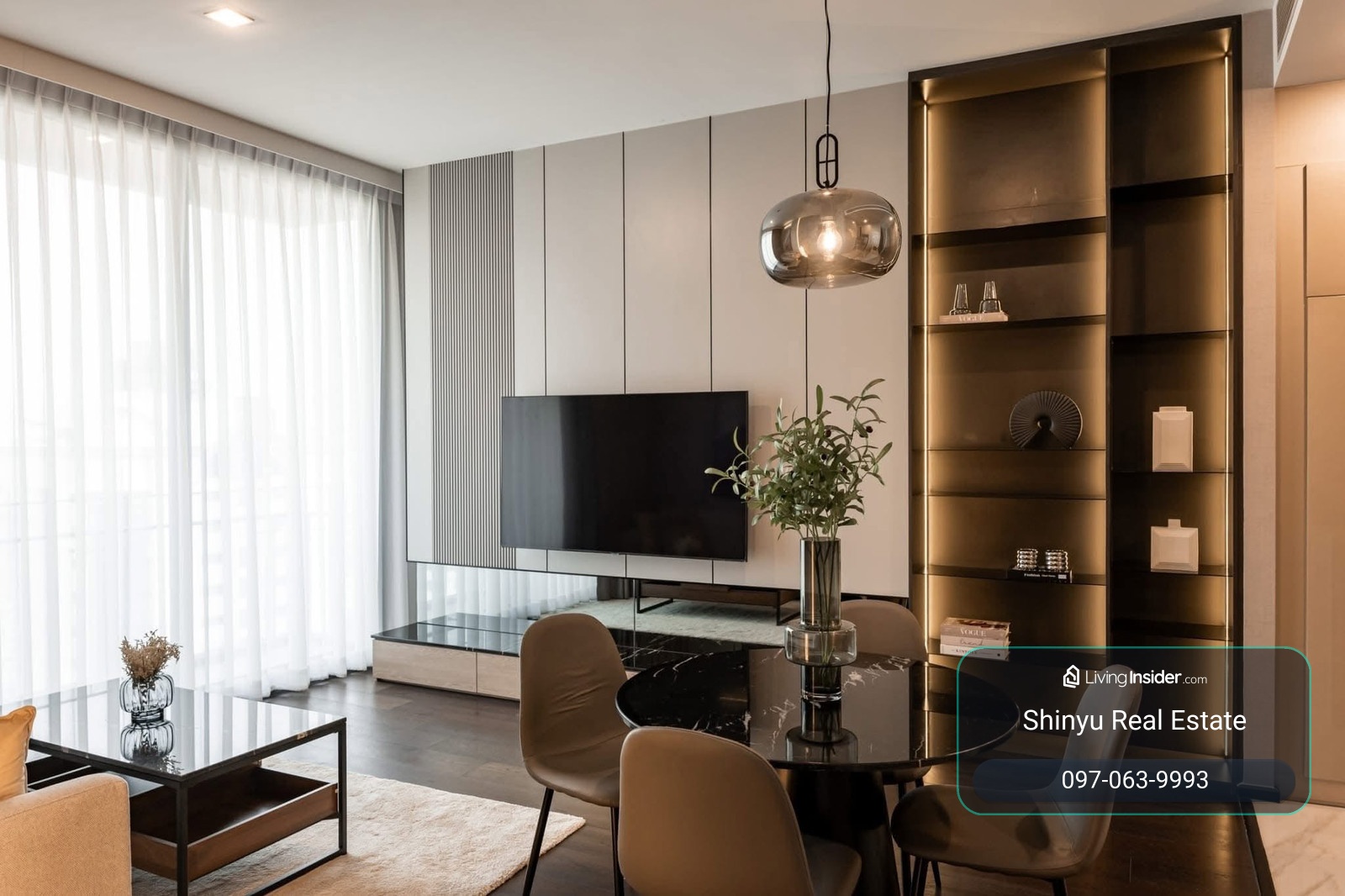 ให้เช่าคอนโด Laviq Sukhumvit 57 - 2 ห้องนอน 2 ห้องน้ำ - 80 ตร.ม. - เช่า 100,000 บาท/เดือน [BWr2610003]  – รูปที่ 3