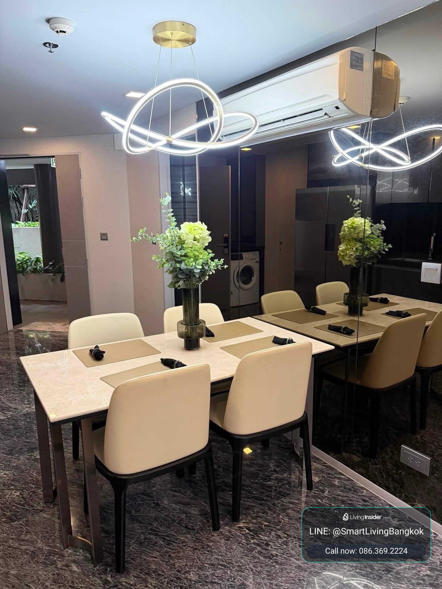 คอนโด 3 ห้องนอน Duplex ให้เช่า ทำเลสุขุมวิท ใกล้ BTS พร้อมพงษ์ ตกแต่งหรู พร้อมเข้าอยู่  – รูปที่ 3