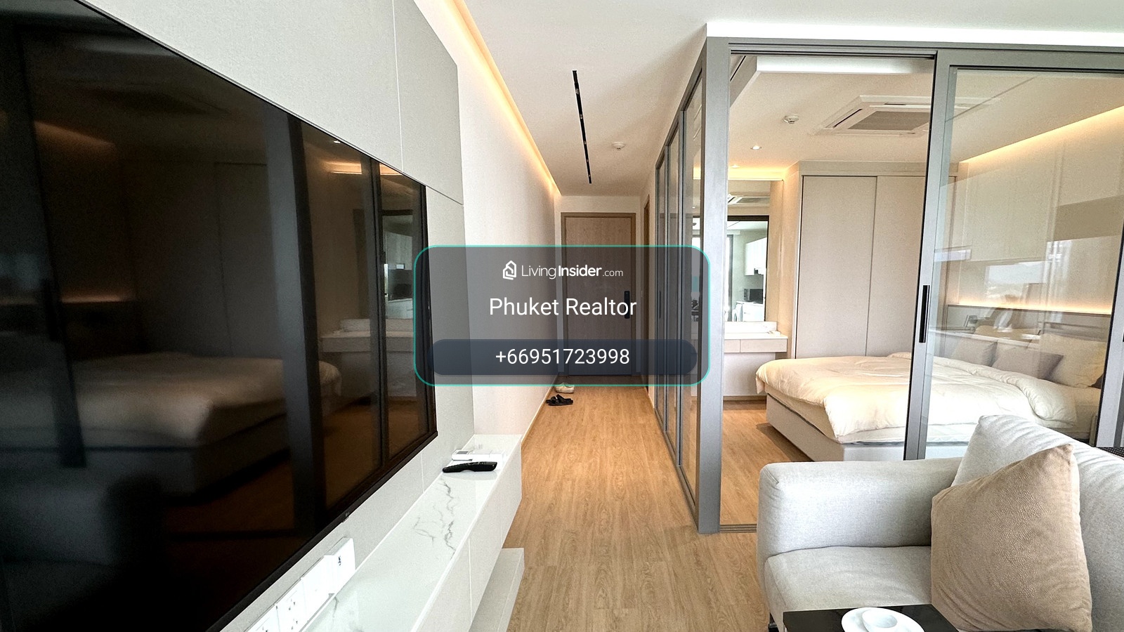 The AQUA Boat Avenue Condo for Rent | 1 Bedroom, Lake View | Cherng Talay, Phuket – รูปที่ 3