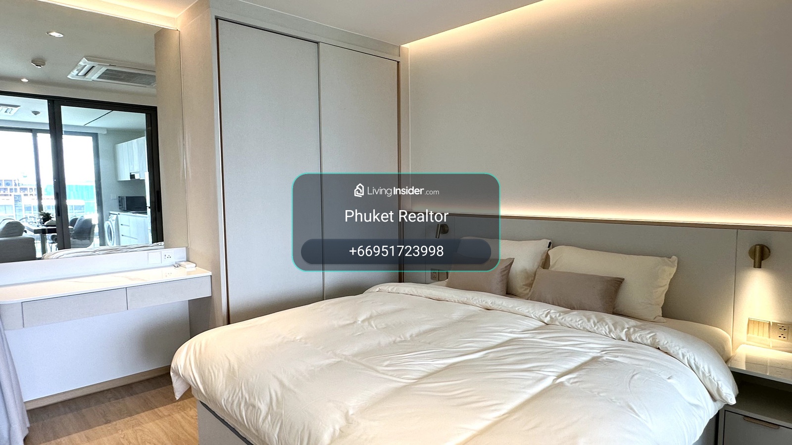 The AQUA Boat Avenue Condo for Rent | 1 Bedroom, Lake View | Cherng Talay, Phuket – รูปที่ 2