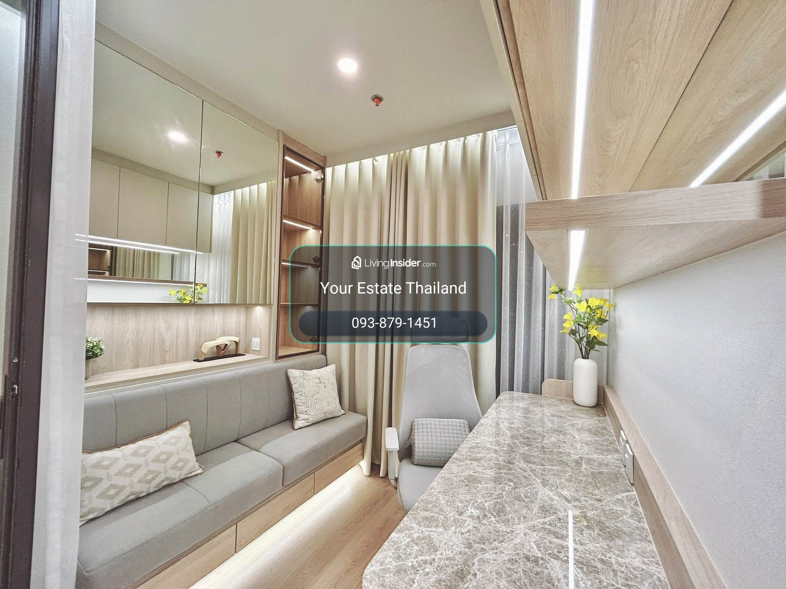  Life rama4-asoke คอนโด ห้องสวยมาก 1 bedroom plus ว่างพร้อมให้เช่า – รูปที่ 2
