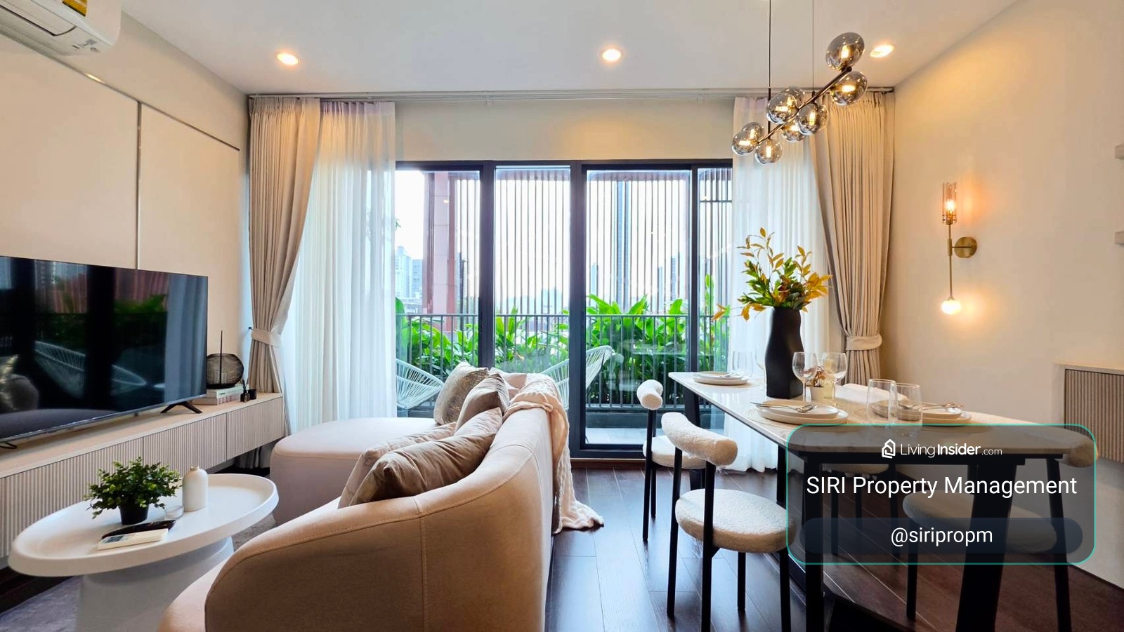 C Ekkamai Condo (Sukhumvit 63) for rent: Extra-large corner unit with a pool view, fully furnished and ready for immediate move-in. – รูปที่ 4