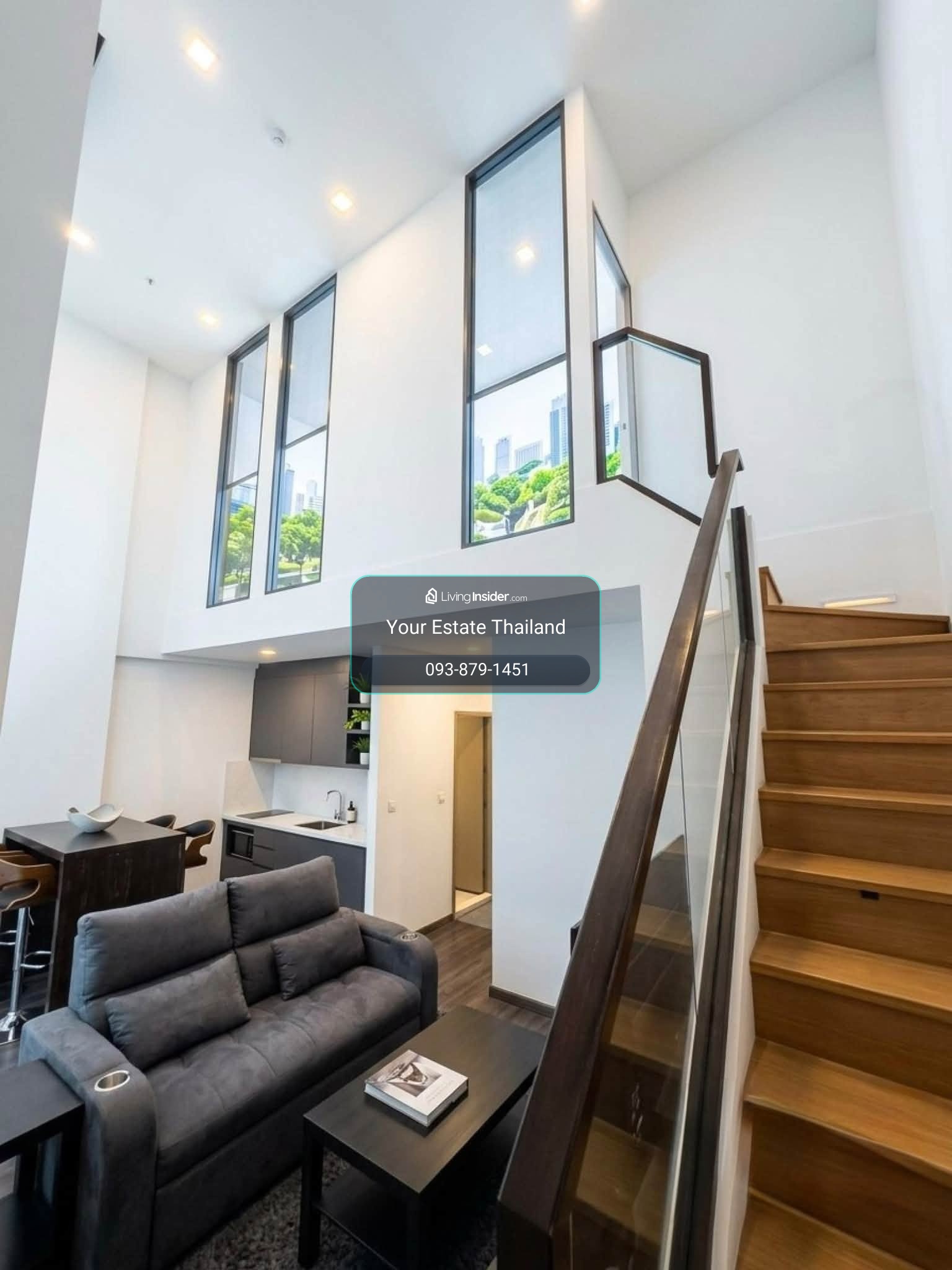 Centric Ratchayothin Condo, Duplex room, 2 bedrooms, beautiful room, available and ready for rent. – รูปที่ 2