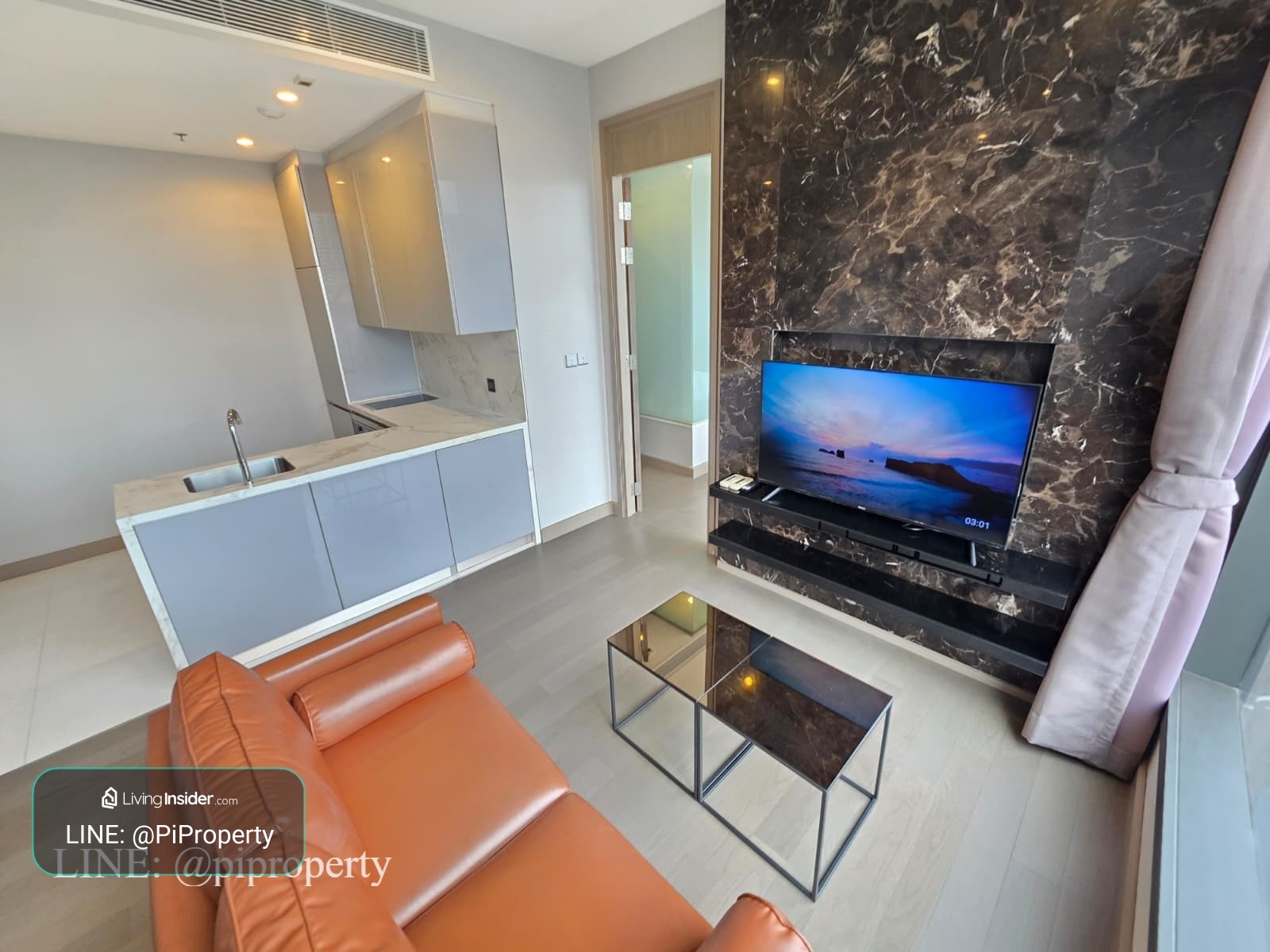 ให้เช่าคอนโดหรู The Esse at Singha Complex (ติด MRT 0 เมตร) ห้องแบบ 1 ห้องนอน ตกแต่งครบพร้อมเข้าอยู่  – รูปที่ 3
