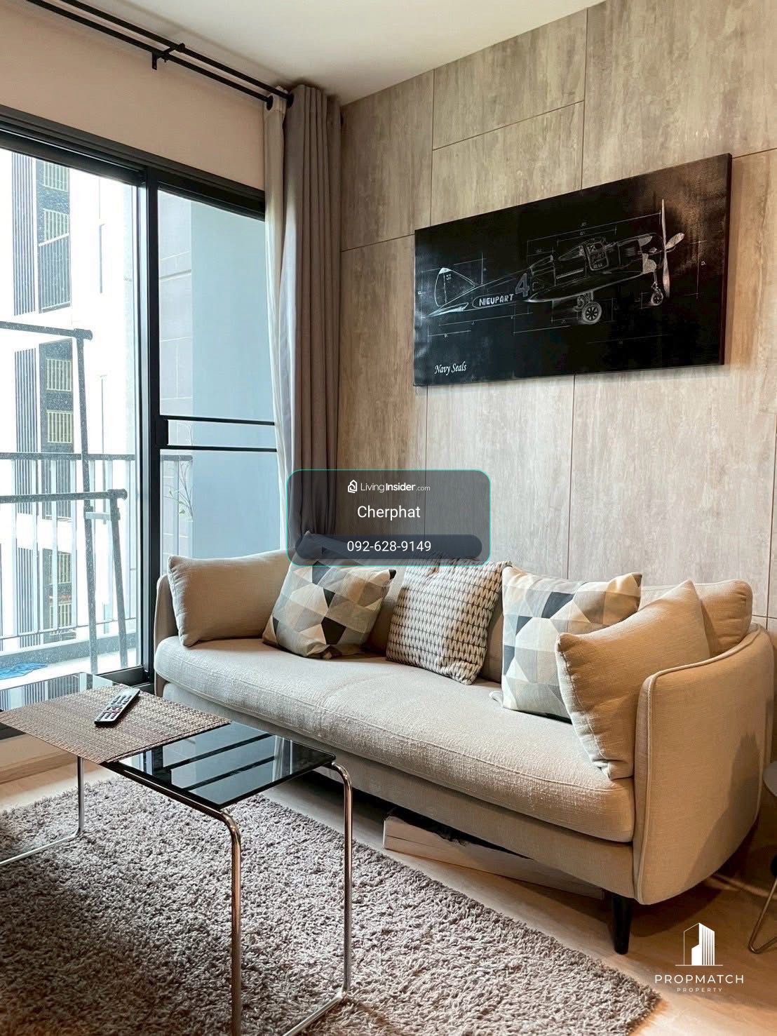 🔥HotDeal🔥RHYTHM Rangnam (2bed2bath) 58sq.m. for rent 37,000.-✅Fully Furnished, NearBtsVictoryMonument 📲092-6289149 – รูปที่ 2