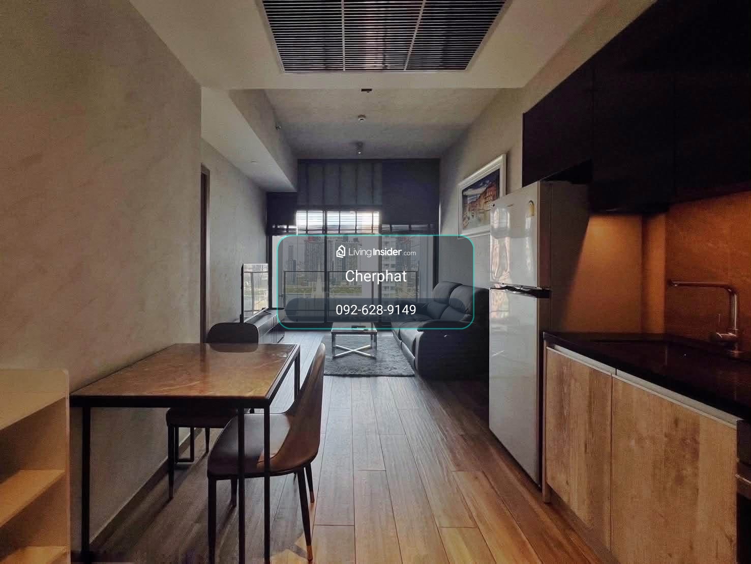🔥HotDeal🔥TheLoftAsoke (1bed1bath) 50sq.m. for rent 37,000.-✅Fully furnished, NearMrtPhetchaburi, NearTerminal21 📲092-6289149 – รูปที่ 4