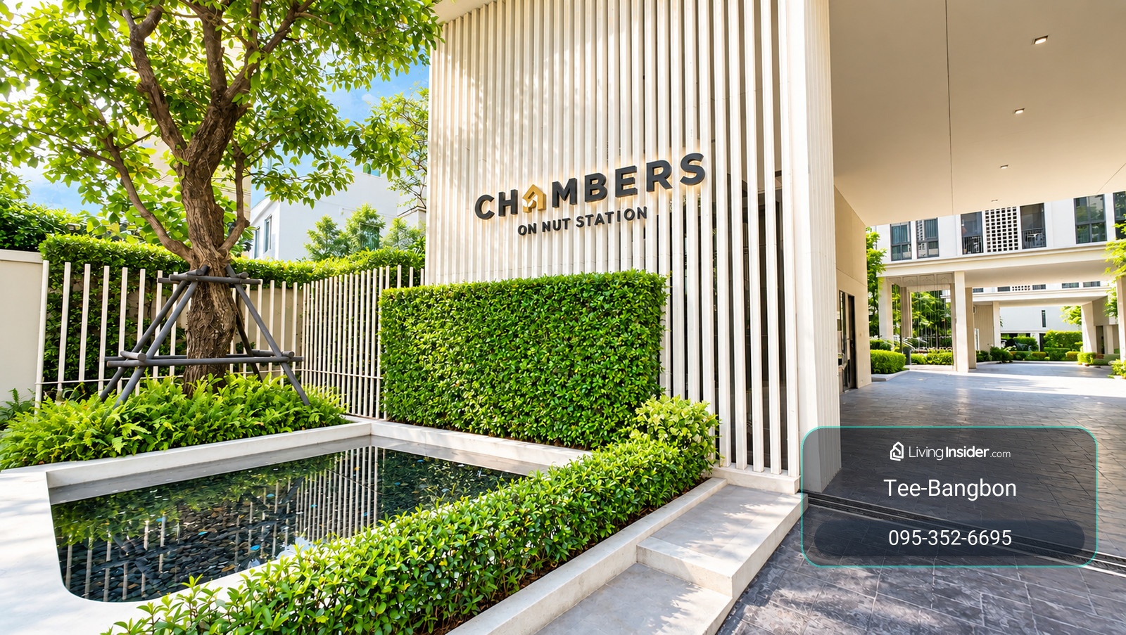คอนโดแชมเบอร์ส อ่อนนุช ซื้ออยู่ก็ดี ลงทุนก็ได้ ห้องมุม Chambers On-nut Station ใกล้ BTS อ่อนนุช – รูปที่ 2