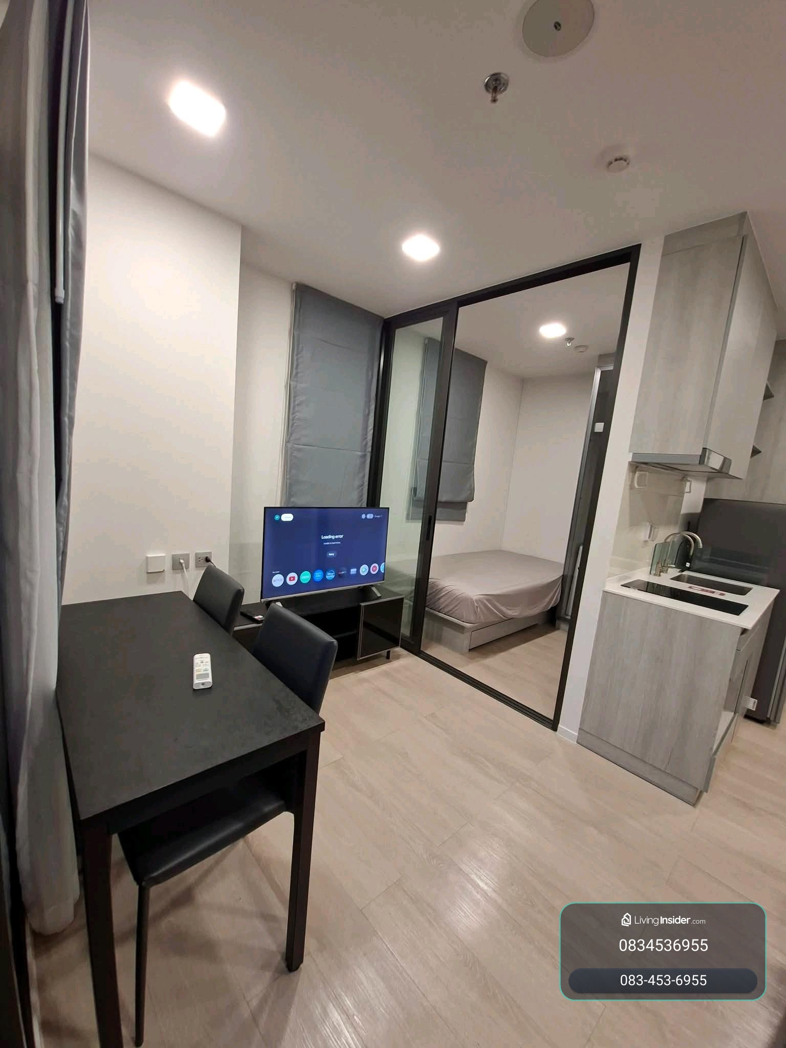 🔥For rent Modiz Launch 21,000/month, 2 bedroom room, area 35 sq m, Thammasat view, north, 12th floor, fully furnished, complete with coffee and tea. – รูปที่ 2