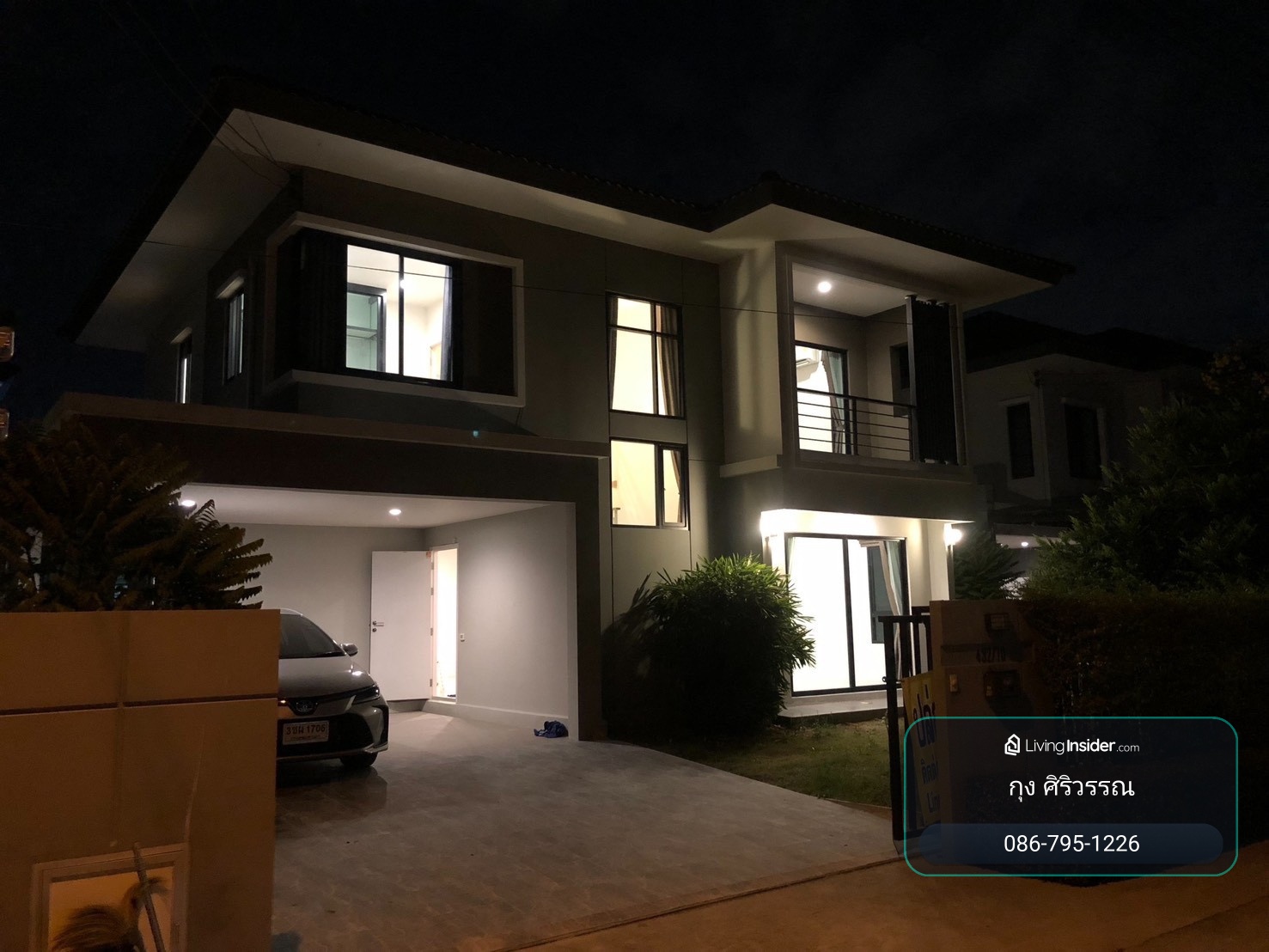 ให้เช่าบ้านเดี่ยว 2 ชั้น พร้อมเฟอร์นิเจอร์ ดีไลท์ ดอนเมือง-รังสิต (รถไฟฟ้าสายสีแดง)  – รูปที่ 2