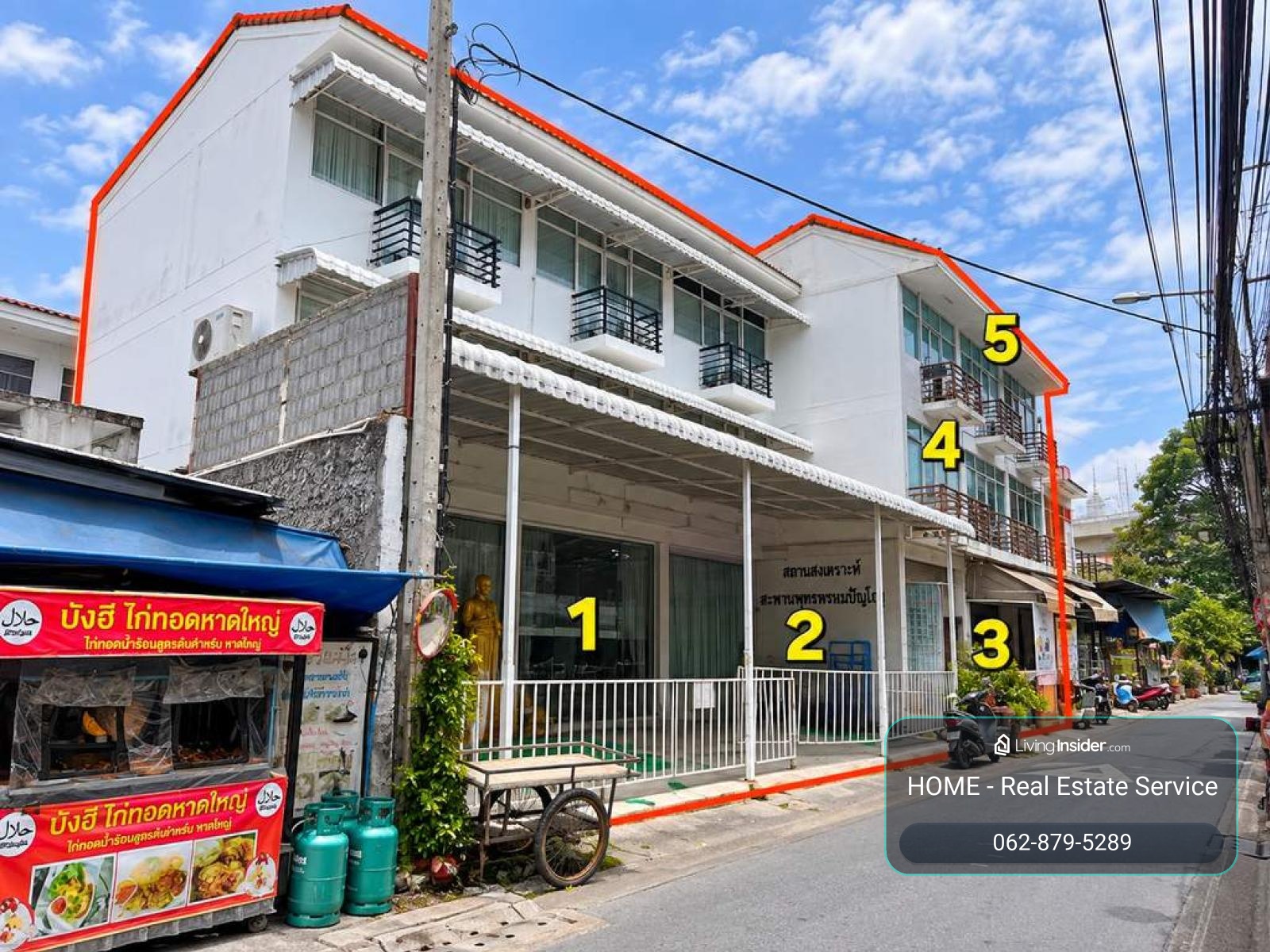 อาคารพาณิชย์  5 คูหา / 3 ชั้น (ขาย), 5 commercial buildings / 3 Storey (FOR SALE) PALR041 – รูปที่ 4
