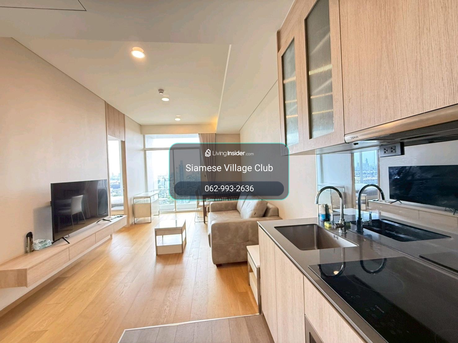 🌃  Siamese Exclusive42 2bed 1bath ทําเลดีสุดๆ 💸ราคาดีมาก 45,000/เดือน  – รูปที่ 2