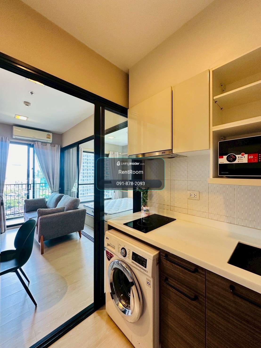 Special price 16,999 for rent Lette Midst Rama 9 1 bedroom – รูปที่ 4