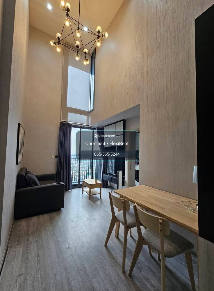 ✨ FOR RENT | THE LINE SUKHUMVIT 101 ✨ 🏙️ Duplex 1 Bedroom ชั้น 35 | ใกล้ BTS ปุณณวิถี – รูปที่ 2